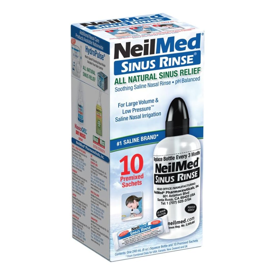 NeilMed Original Sinus Rinse Kit - 10 Premixed Sachets