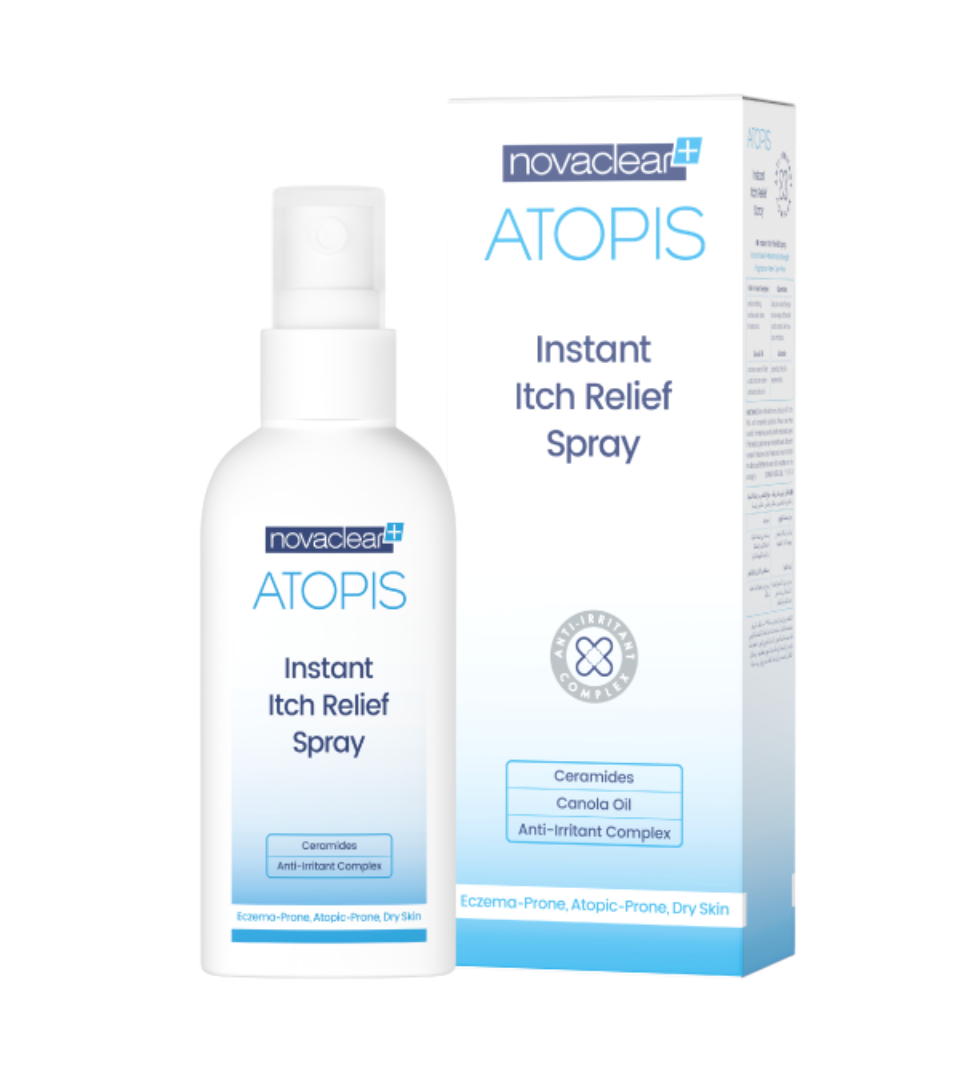 Novaclear Anti-Itching Spray 100ml | Instant Comfort for Dry Skin