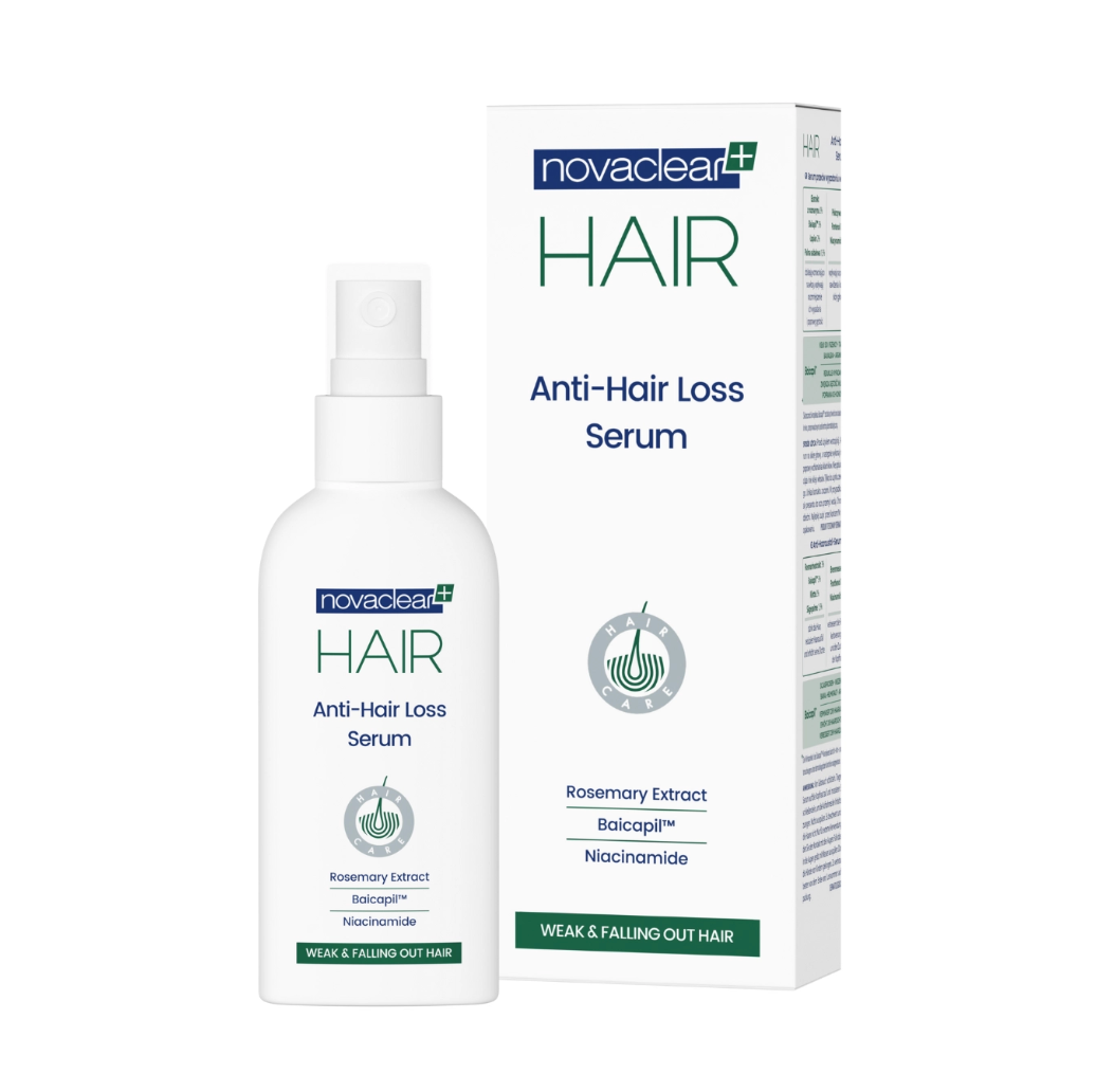 Novaclear Hair Anti-Hair Loss Serum 100ml | Stronger, Fuller-Looking Hair