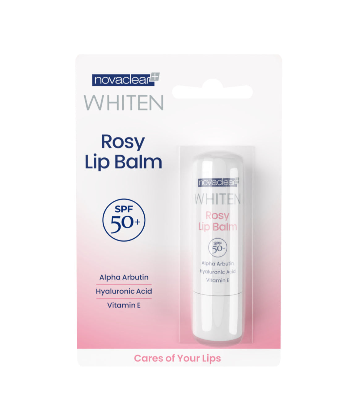 Novaclear Rosy Lip Balm SPF 50 | Pink, Soft & Sun-Protected Lips
