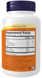 NOW Super Omega 3-6-9, 90 Softgels | Omega Fatty Acids from Fish, Borage & Flax – product photo
