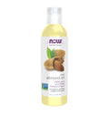 زيت للجسم والوجه Sweet Almond Oil Pure Unscented من NOW، 118 مل
