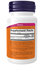 NOW Vitamin E-400 with Mixed Tocopherols 400 IU, 50 Softgels | Plant-Derived Vitamin E 400 IU – product photo