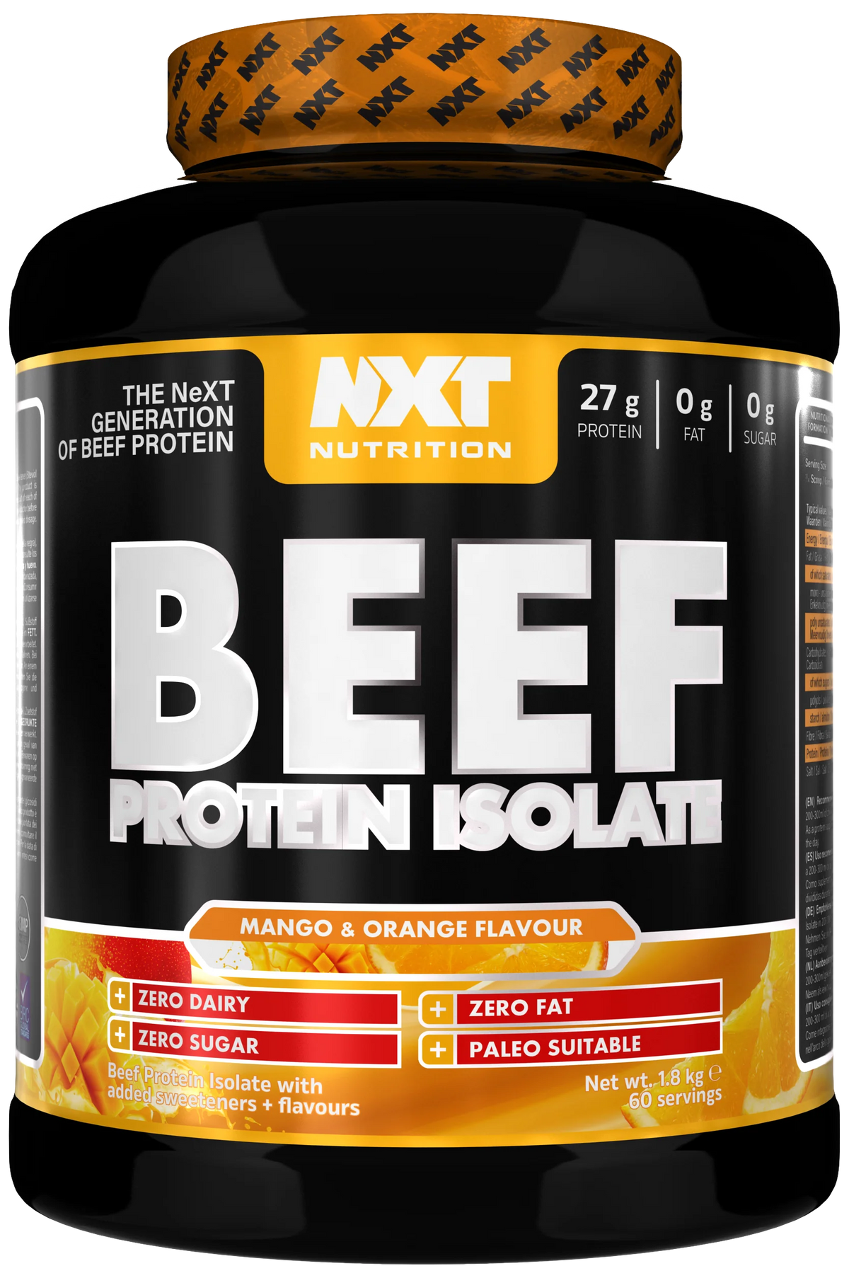 NXT Nutrition Beef Protein Isolate, 1.8kg – product photo