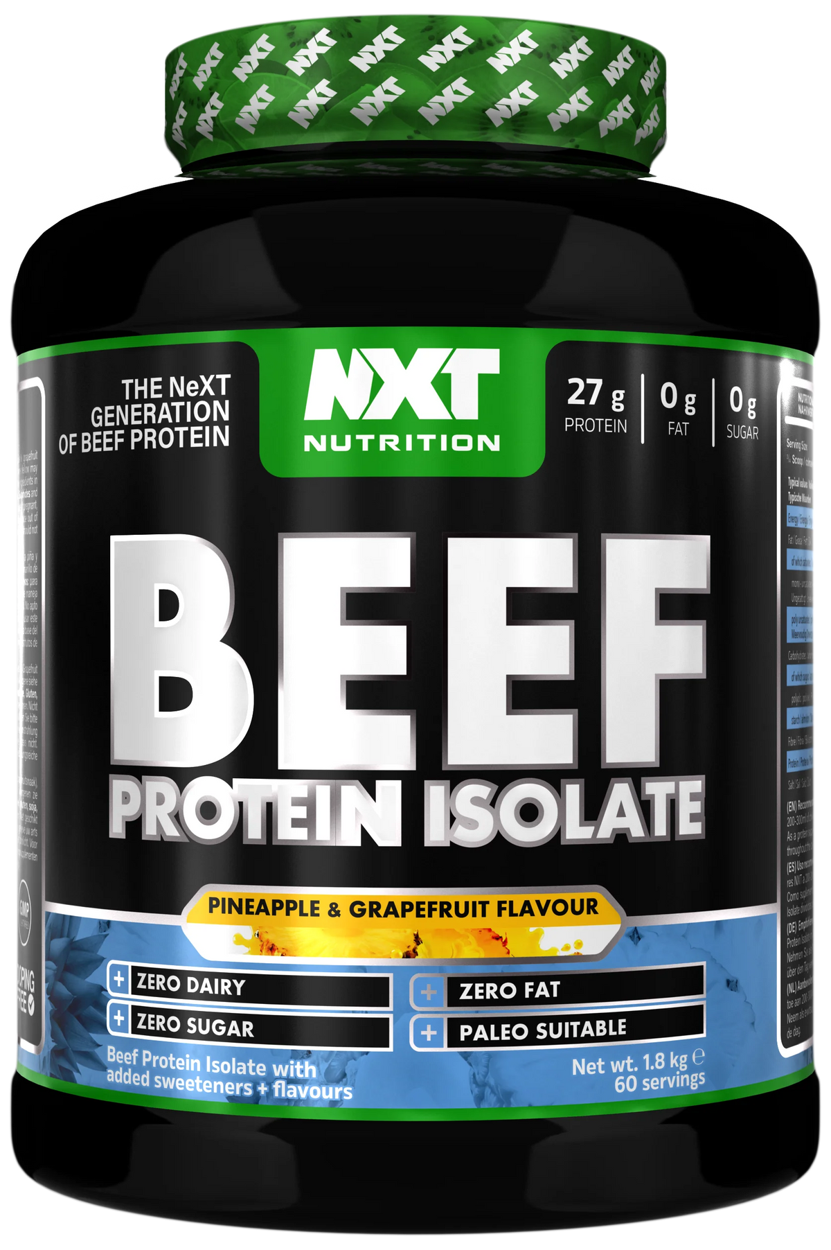 NXT Nutrition Beef Protein Isolate, 1.8kg – product photo