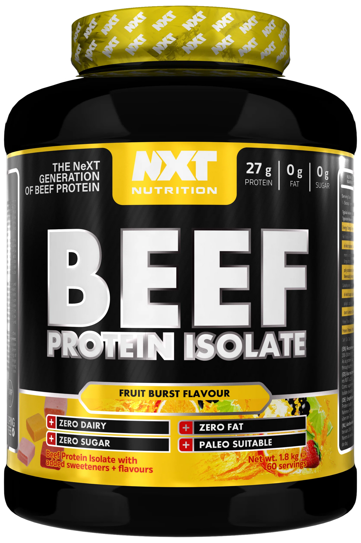 NXT Nutrition Beef Protein Isolate, 1.8kg – product photo
