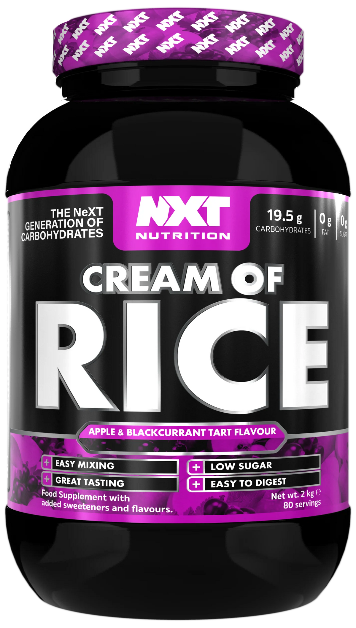 NXT Nutrition Cream of Rice, 2kg – product photo