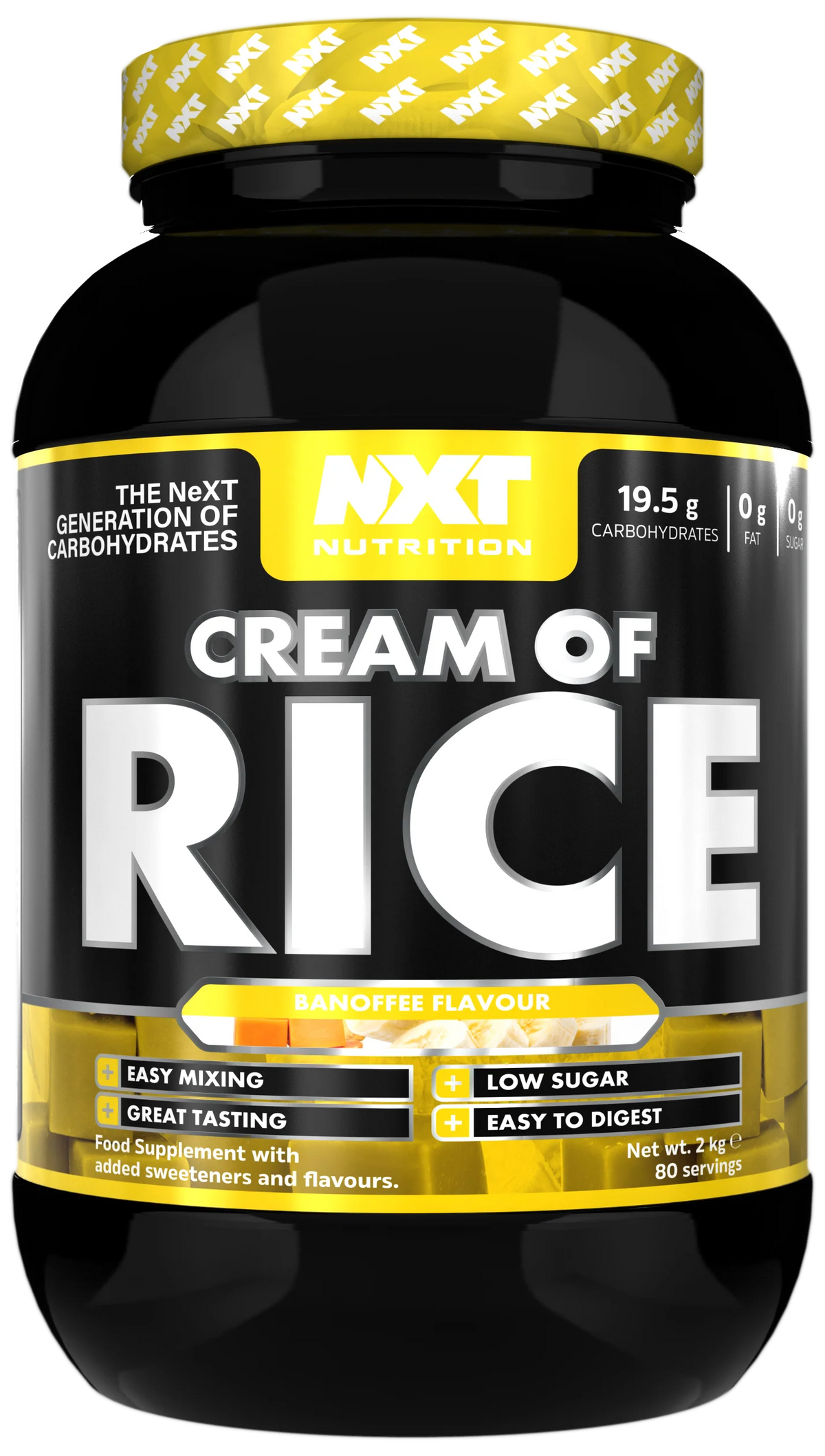 NXT Nutrition Cream of Rice, 2kg – product photo