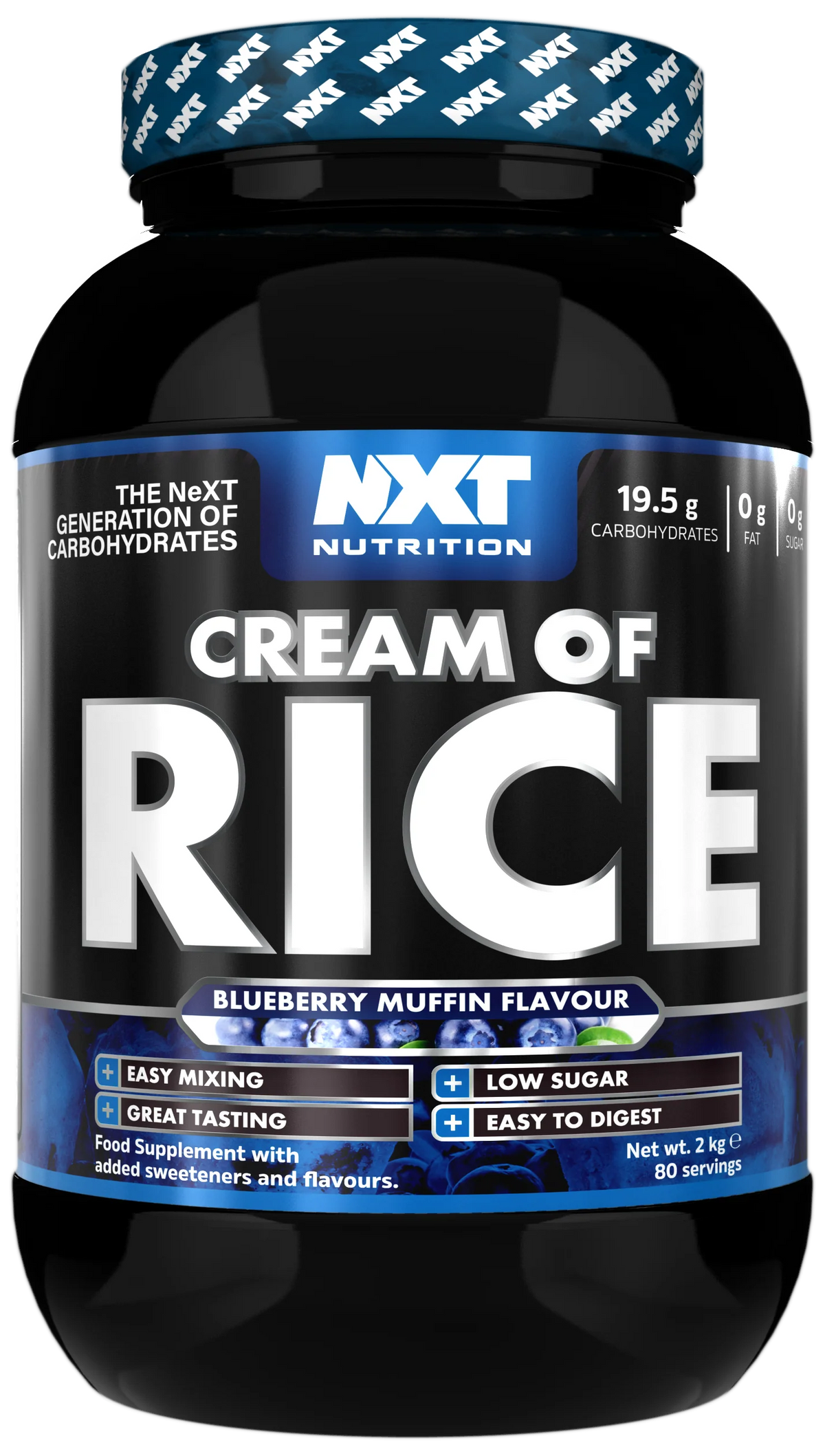 NXT Nutrition Cream of Rice, 2kg – product photo