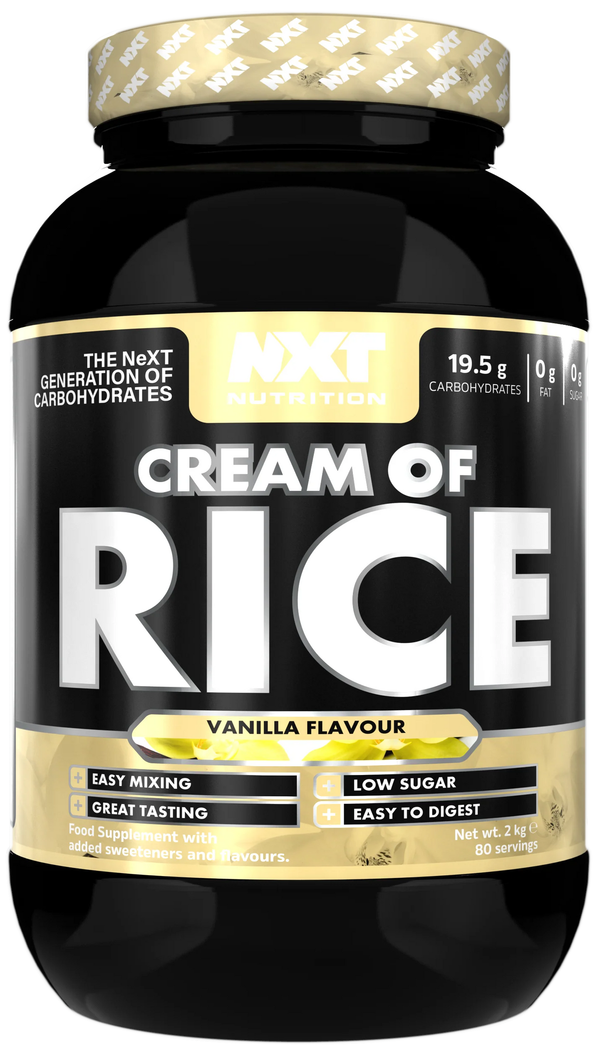 NXT Nutrition Cream of Rice, 2kg – product photo