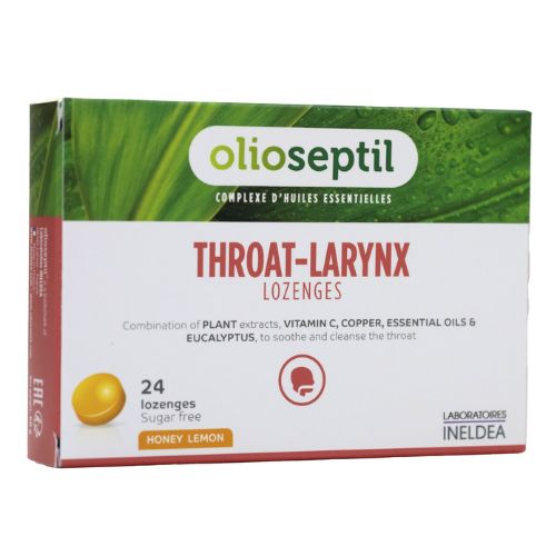 Olioseptil Throat-Larynx, 24 Lozenges