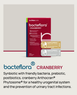 OLONEA bacteflora® Cranberry Probiotic | Women's Synbiotic with Cranberry, 10 Vegan Capsules – product photo