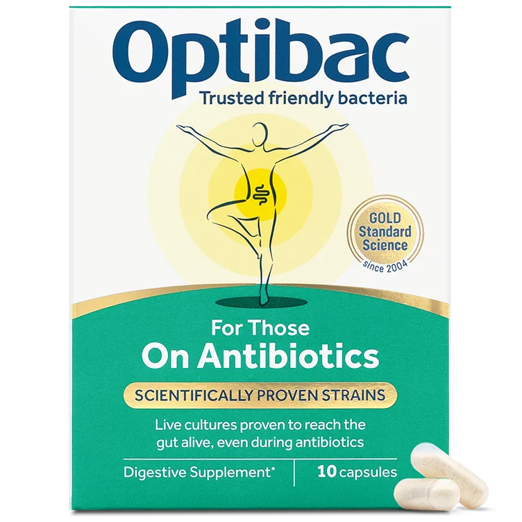 Optibac For Those On Antibiotics, 10 Vegetable Capsules