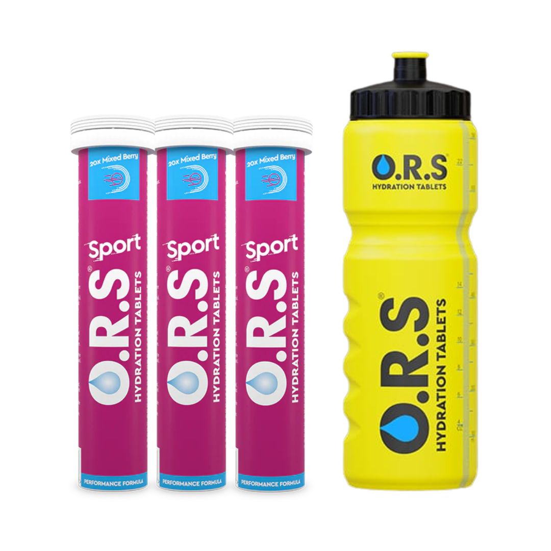 ORS Sport Electrolyte Mixed Berry 3-Pack, 20 Tablets