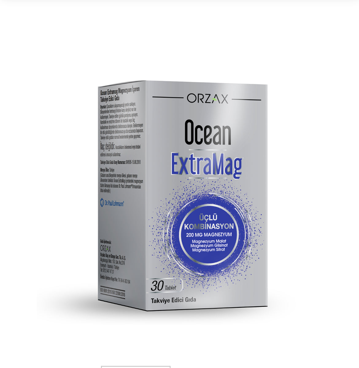 ORZAX Magnesium Triple Complex 200 mg, 60 Tablets