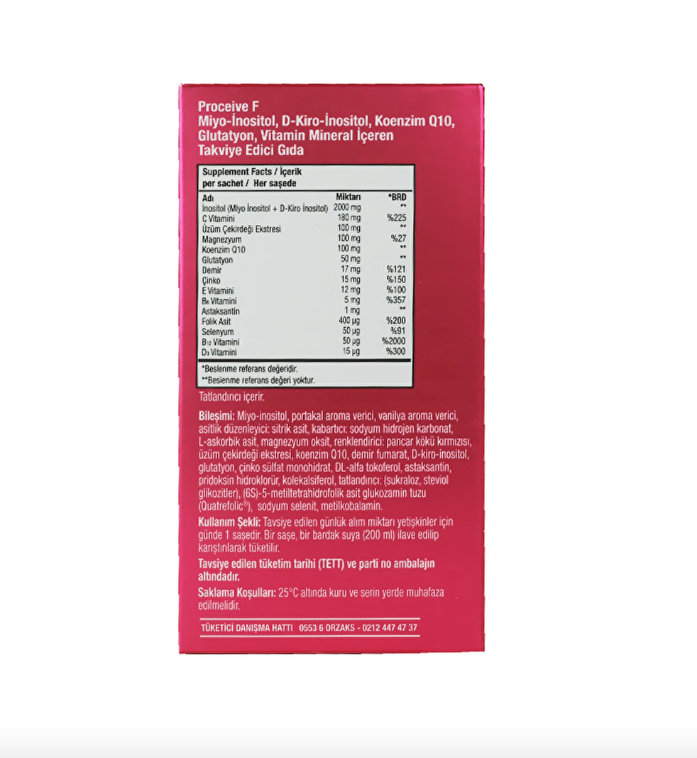ORZAX Proceive F, 30 Sachets – product photo
