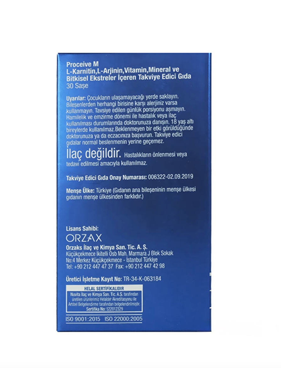 ORZAX Proceive M, 30 Sachets – product photo