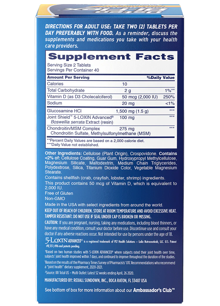 Osteo Bi-Flex Triple Strength with Vitamin D, 80 Coated Tablets – product photo