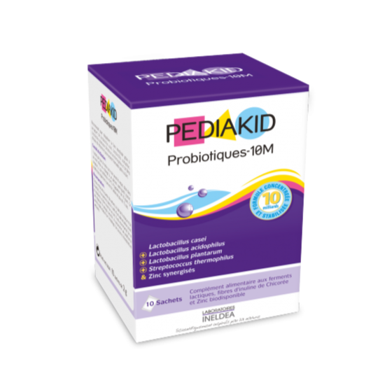 Pediakid Probiotiques-10M, 10 Sachets