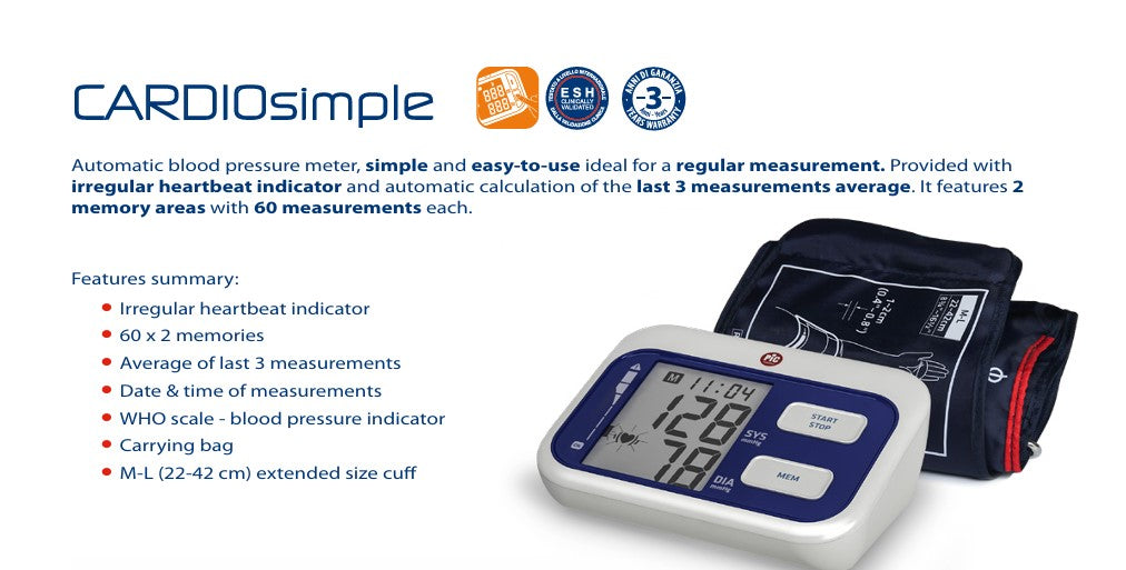 Pic Cardio Simple Arm Blood Pressure Monitor – product photo