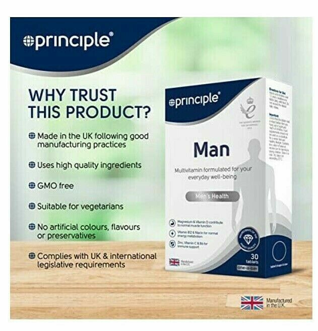 Principle Man Multivitamin, 30 Tablets – product photo