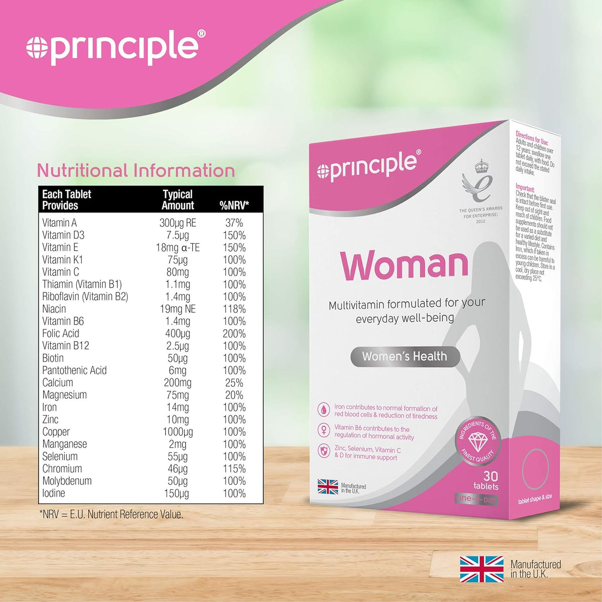 Principle Woman Multivitamin, 30 Tablets – product photo