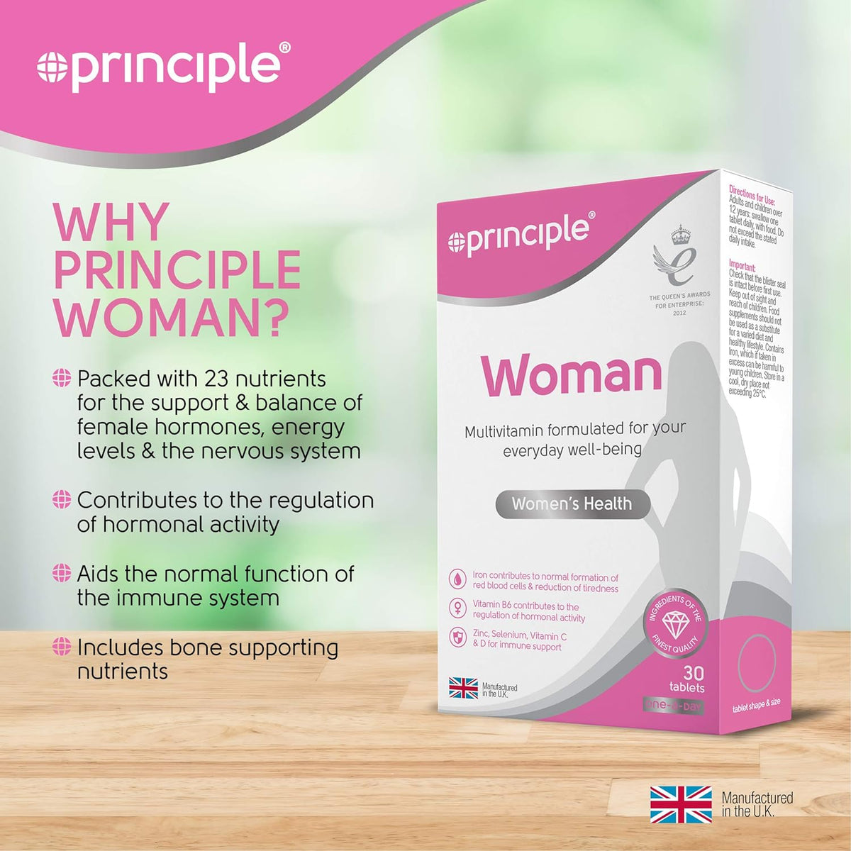 Principle Woman Multivitamin, 30 Tablets – product photo