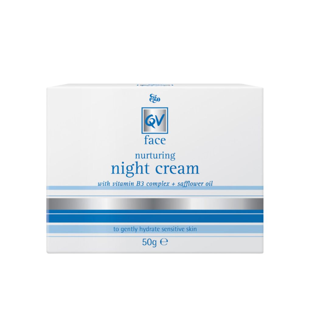 QV Face Nurturing Night Cream 50g | Overnight Hydration with Ceramides
