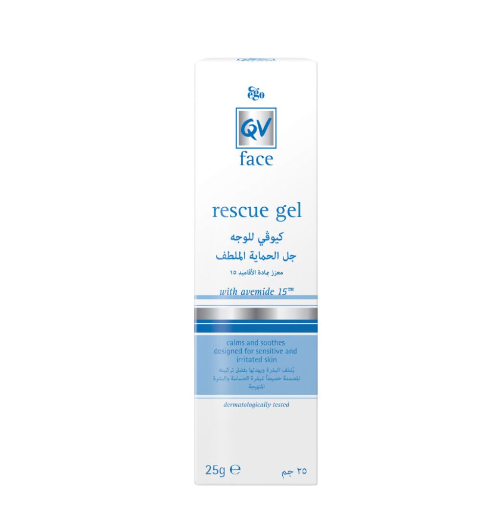 QV Face Rescue Gel 25g | Cooling Comfort for Sensitive Skin
