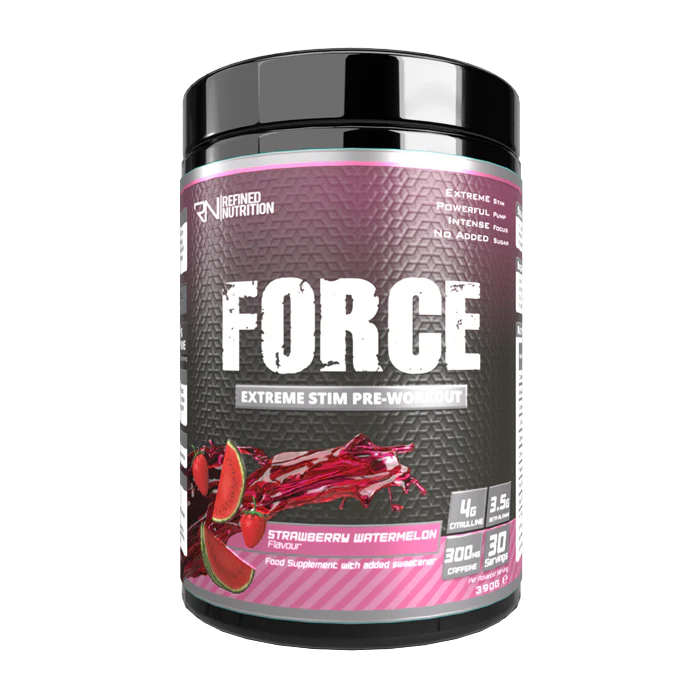Refined Nutrition Force Pre-Workout 300 mg caffeine, 390g