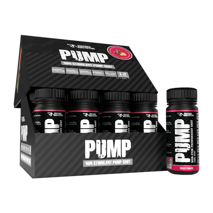 Refined Nutrition Pump Non Stim Pre-Workout Shots, 12 Shot – product photo