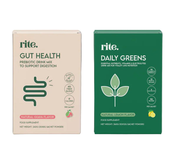 RITE Daily Wellness Pack Greens and Gut Health, 30 Sachets