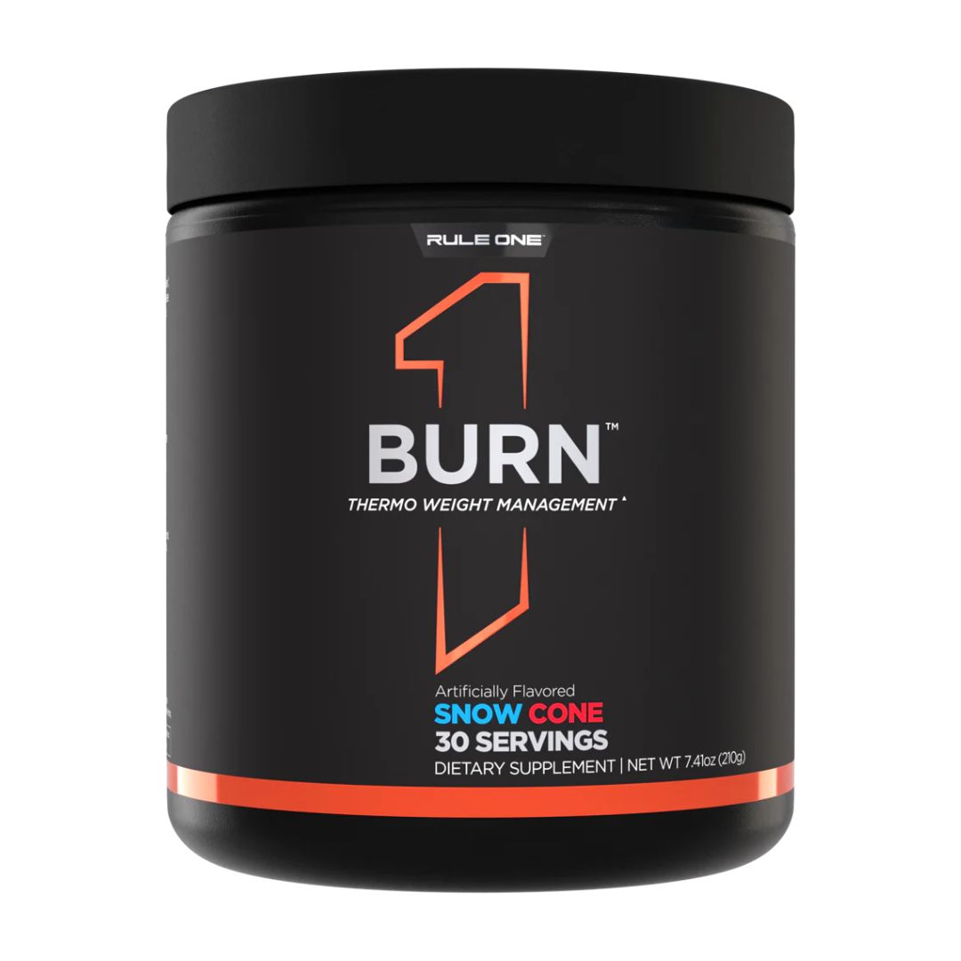Rule1 Burn, 30 Servings | Multi-Source Caffeine Powder Drink