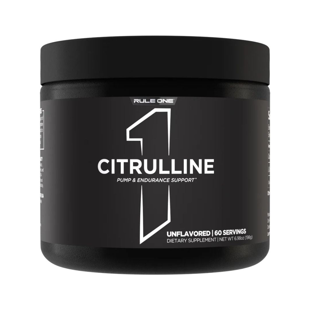 Rule1 Citrulline, 60 Servings | Pure L-Citrulline Powder, Unflavoured