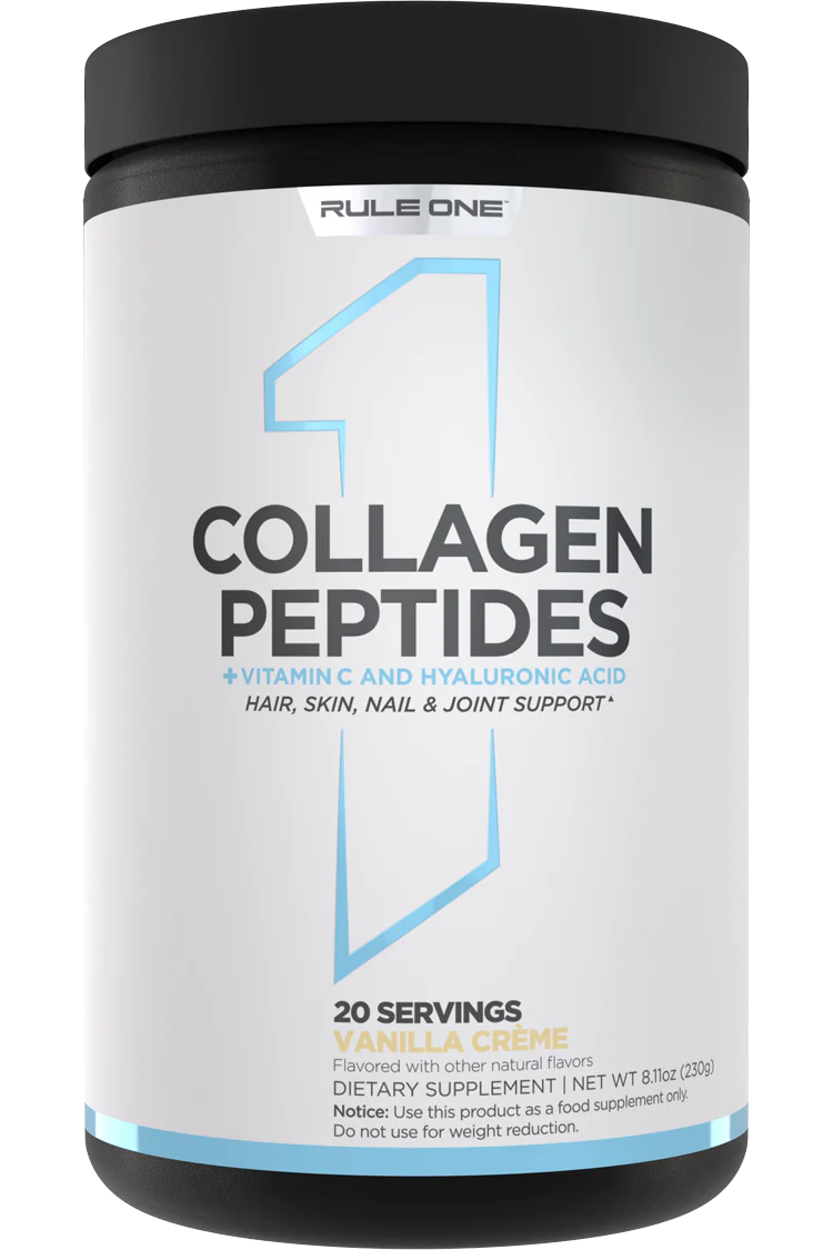 Rule1 Collagen Peptides, 20 Servings | Hydrolysed Bovine Collagen with Vitamin C – product photo