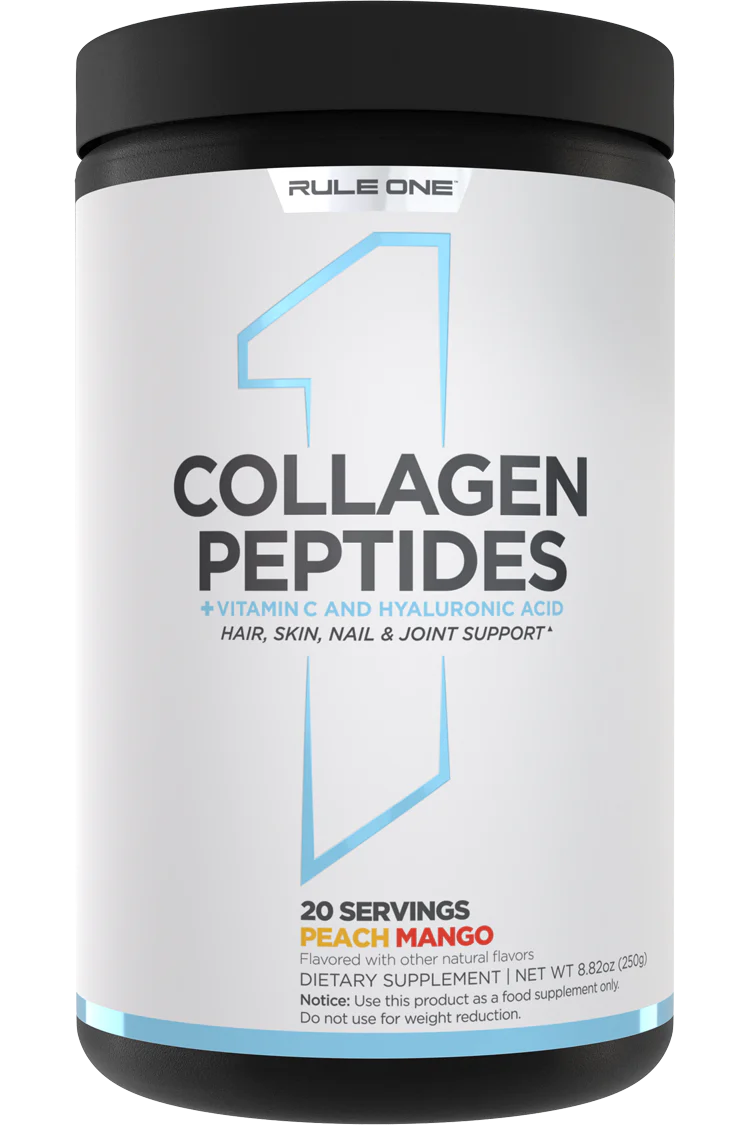 Rule1 Collagen Peptides, 20 Servings | Hydrolysed Bovine Collagen with Vitamin C – product photo