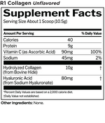 Rule1 Collagen Peptides, 25 Servings | Hydrolysed Bovine Collagen with Vitamin C – product photo