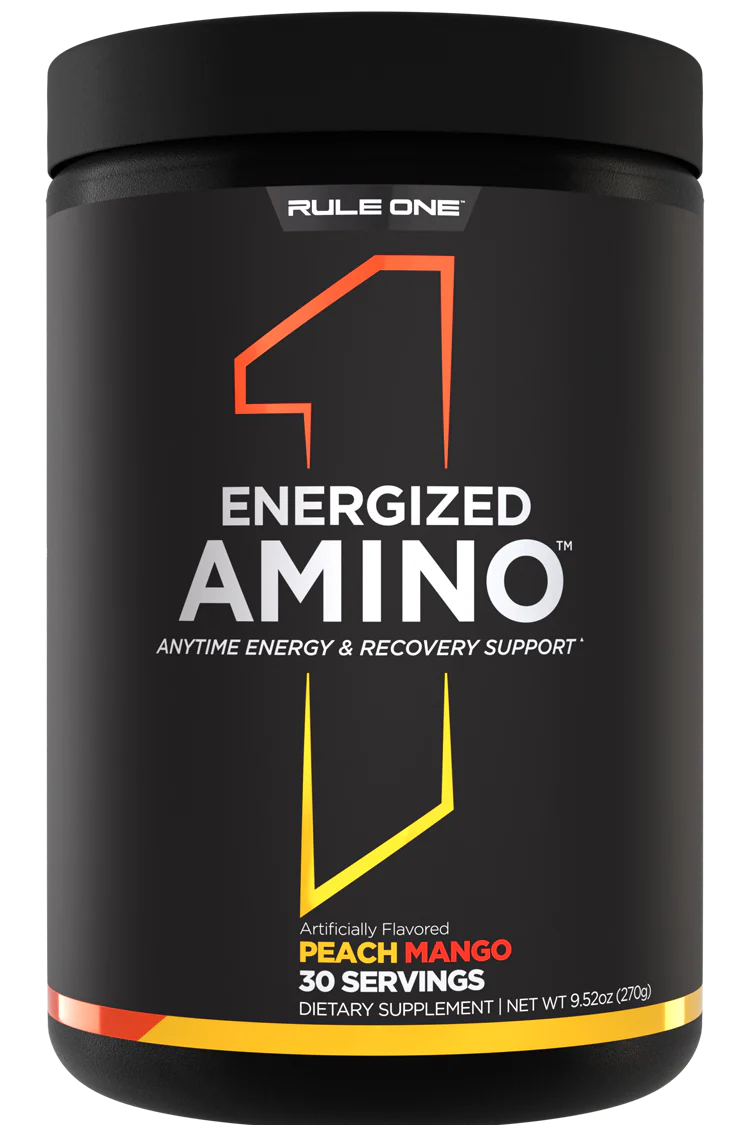 Rule1 Energized Amino, 30 Servings | Amino Acids with Natural Caffeine – product photo