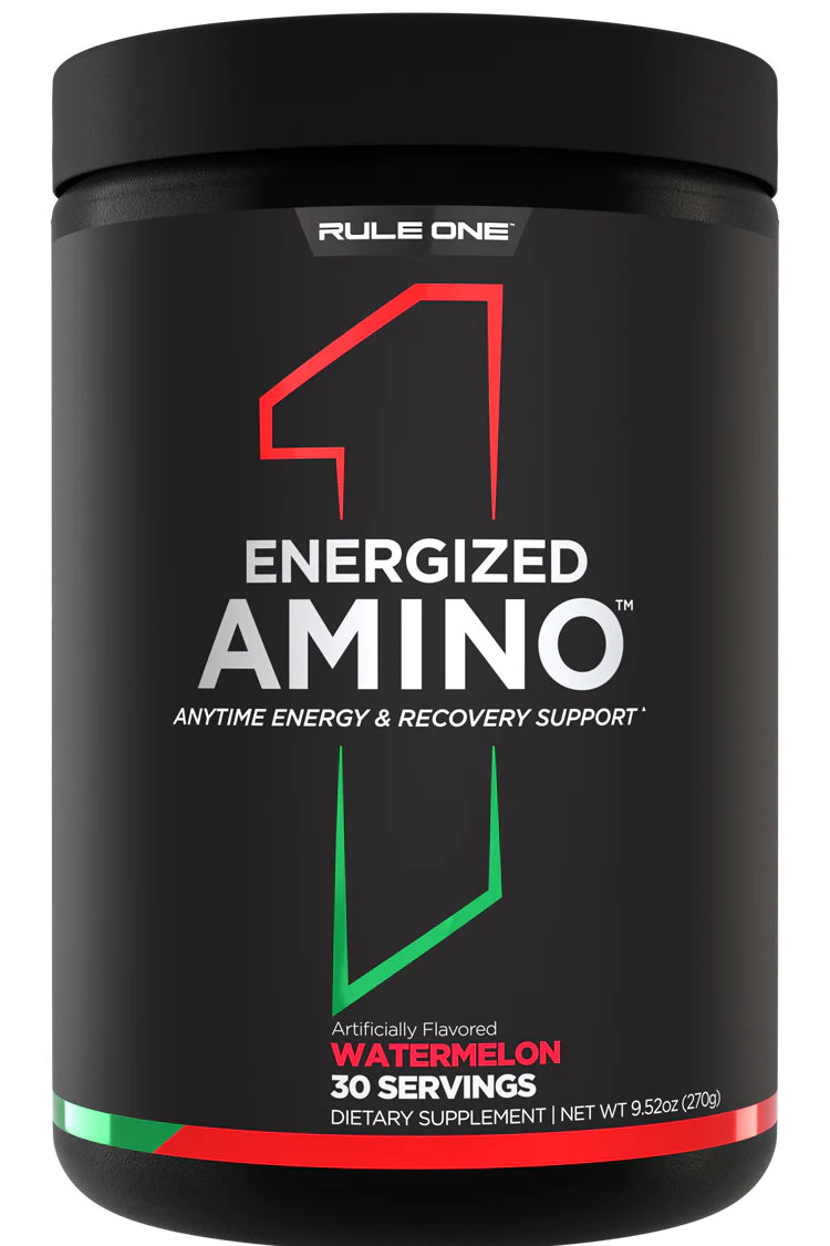 Rule1 Energized Amino, 30 Servings | Amino Acids with Natural Caffeine – product photo
