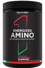Rule1 Energized Amino, 30 Servings | Amino Acids with Natural Caffeine – product photo