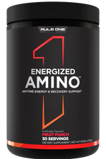 Rule1 Energized Amino, 30 Servings | Amino Acids with Natural Caffeine – product photo