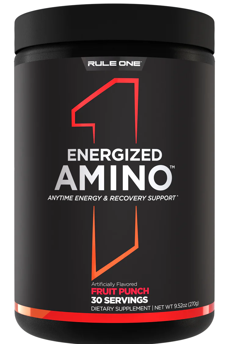 Rule1 Energized Amino, 30 Servings | Amino Acids with Natural Caffeine – product photo
