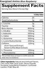 Rule1 Energized Amino, 30 Servings | Amino Acids with Natural Caffeine – product photo