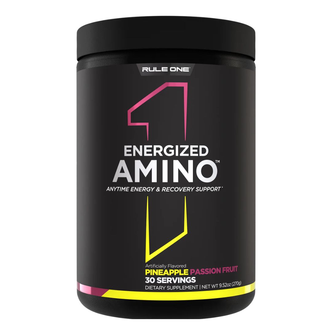 Rule1 Energized Amino, 30 Servings | Amino Acids with Natural Caffeine