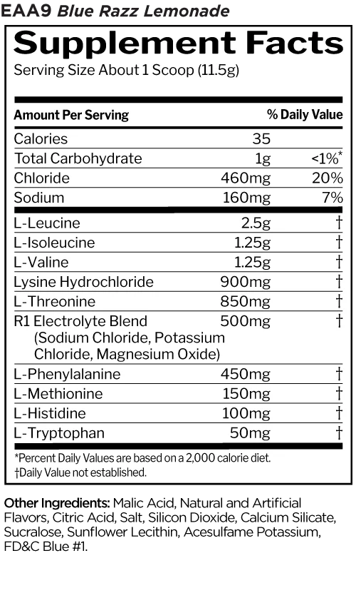 Rule1 Essential Amino 9, 6 Servings | 9 Essential Amino Acids with Electrolytes – product photo