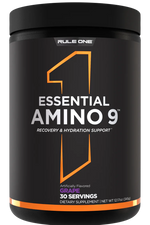 Rule1 Essential Amino 9, 6 Servings | 9 Essential Amino Acids with Electrolytes – product photo