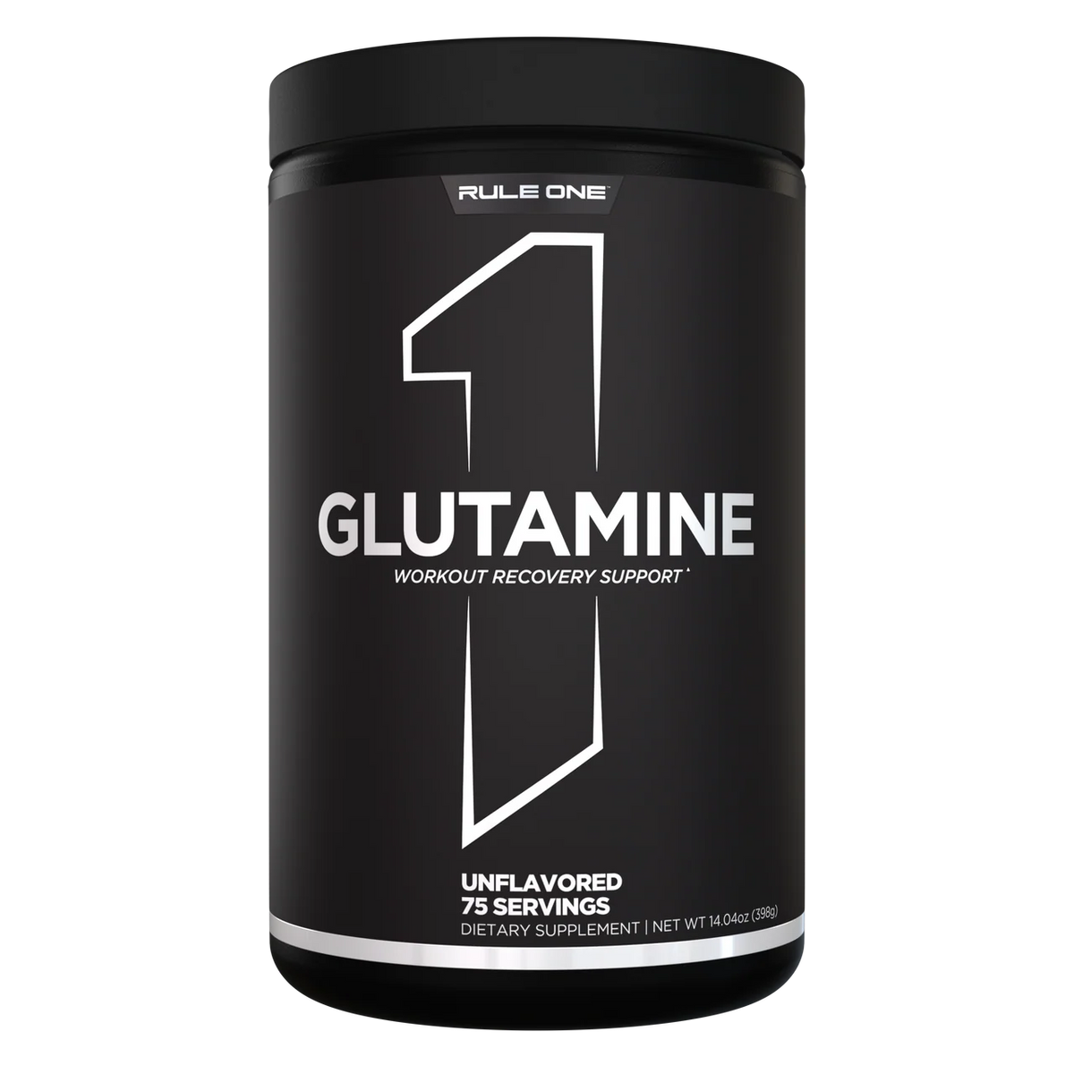 Rule1 Glutamine, 400g | Pure Micronised L-Glutamine, 400 g