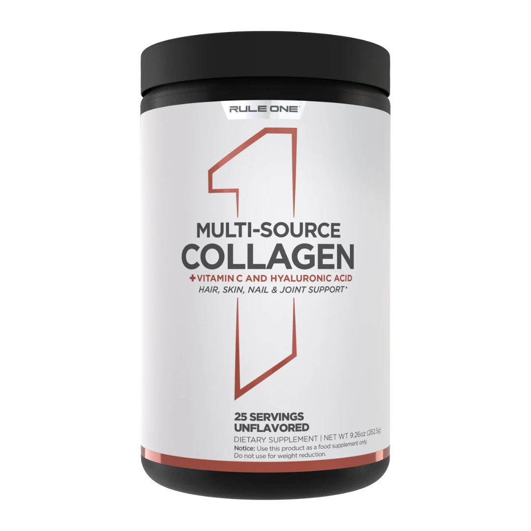 Rule1 Multi-Source Collagen, 20 Servings | Multi-Source Collagen with Hyaluronic Acid