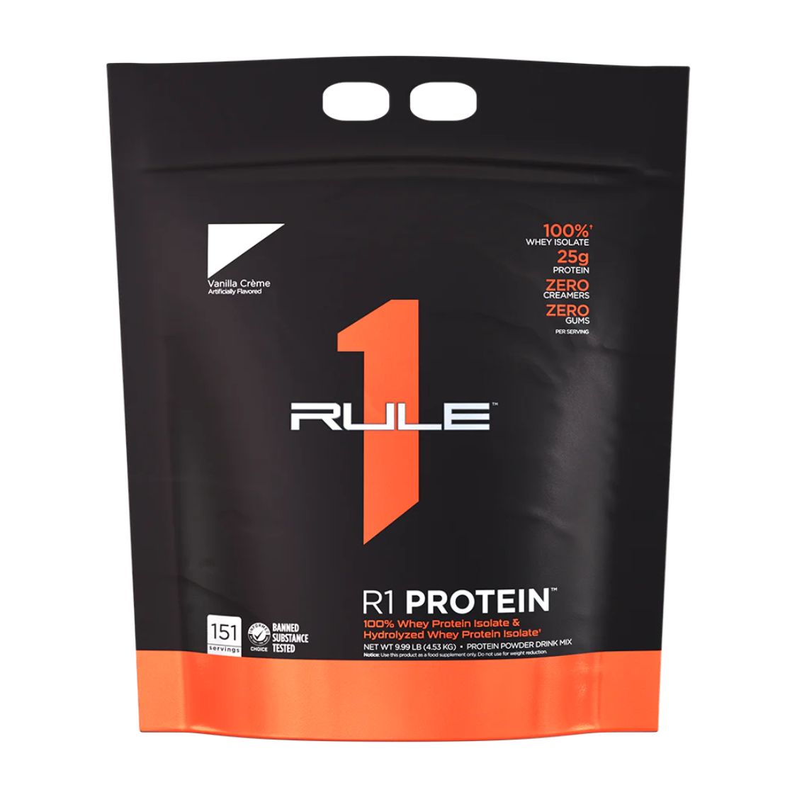 Rule1 R1 Protein, 151 Servings | Whey Isolate & Hydrolysate Protein