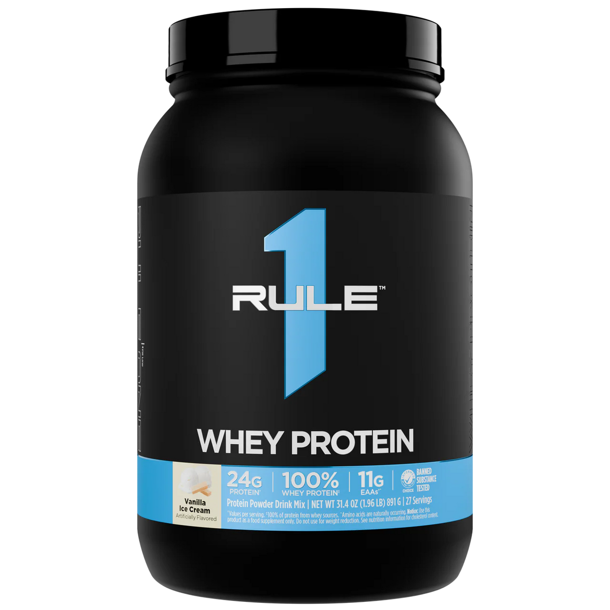 Rule1 Whey Blend, 27 Servings | 100% Whey Protein Blend
